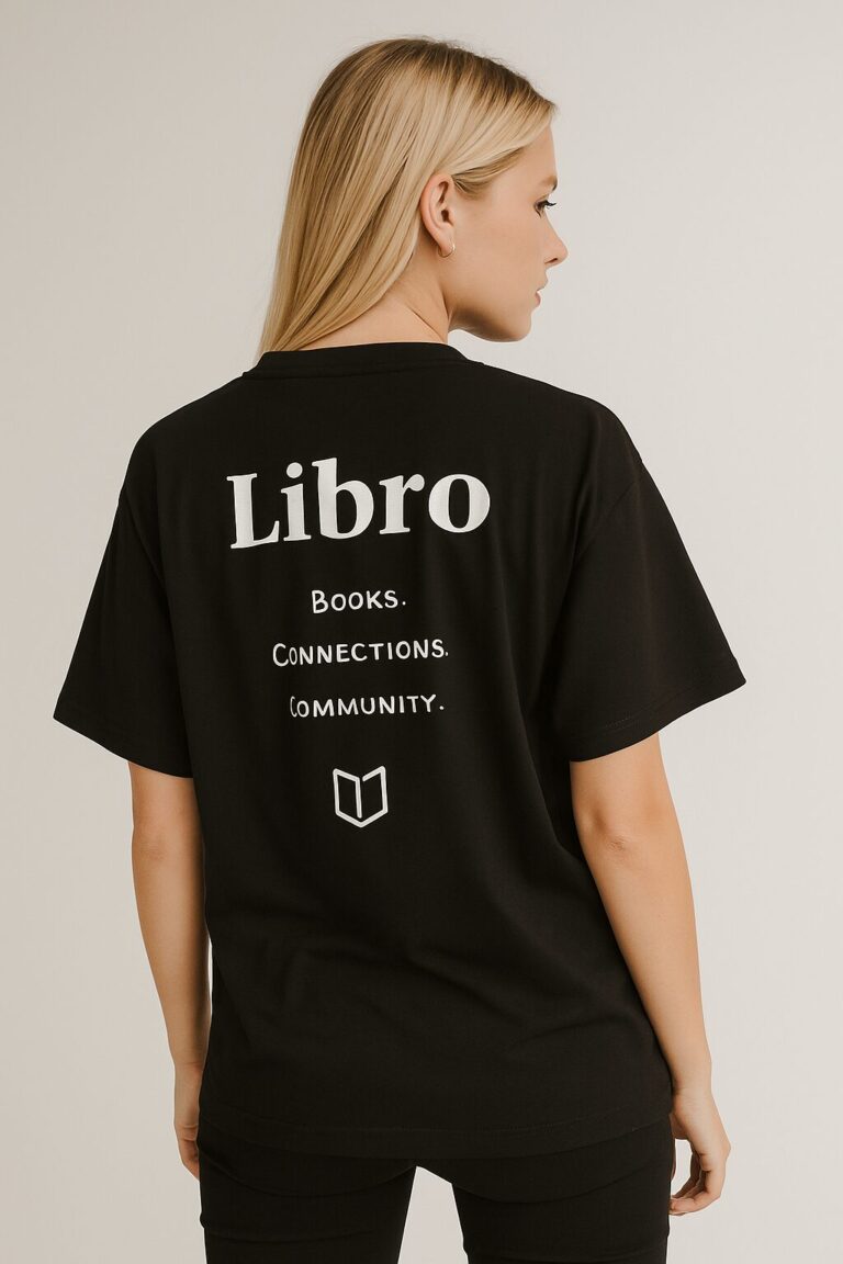 Tričko LibroClub Čierne